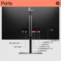 HP E32k G5 4K 80 cm (31.5") 3840 x 2160 pixels 4K Ultra HD Black - Slika 6