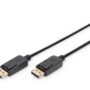 DisplayPort connection cable, DP M/M, 2.0m, w/interlock, DP, Ultra HD 4K, bl