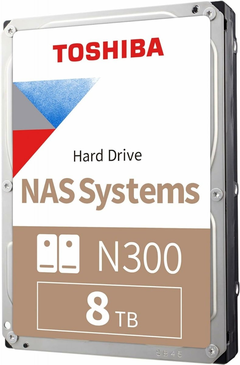 Toshiba N300 NAS – 3.5″ – 8000 GB – ...