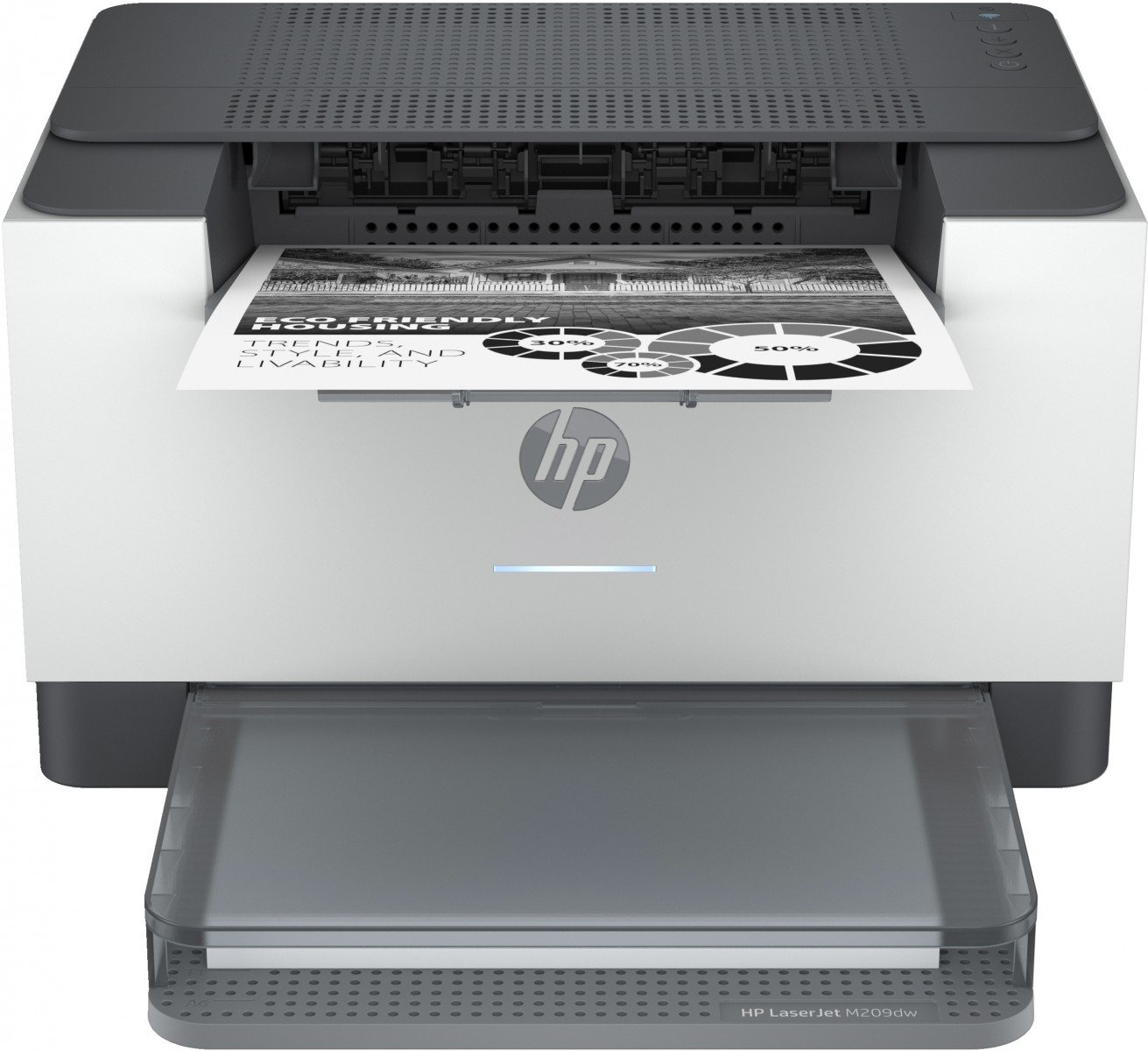 HP LaserJet M209dw Printer, Black and white, Printer for Hom...