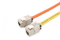 CAT 6A Keystone Jack, shielded tool free connec., set 24 pcs - Slika 3