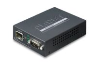 Planet ICS-115A 1-Port RS232/422/485 Serial Device Server with 1-Port 100BASE-FX SFP (-10 to 60 C, Web, Telnet and SNMP management)