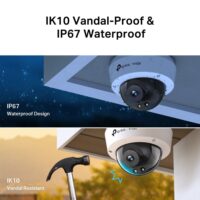 TP-LINK VIGI C250(2.8mm) Full-Color Dome Network Camera - Slika 9