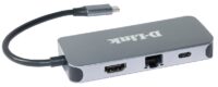 D-Link 6-in-1 USB-C Hub with HDMI/Gigabit Ethernet/Power Delivery DUB-2335 - Slika 2