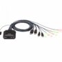 ATEN 2-Port USB DisplayPort Cable KVM Switch