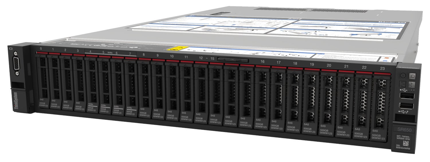 Lenovo ThinkSystem SR650 Xeon Silver 4215R (8C 3.2GHz 11MB C...