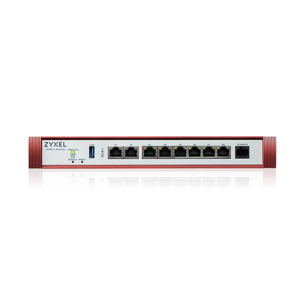 USG FLEX200 H Series, User-definable ports with 1*2.5G, 1*2....