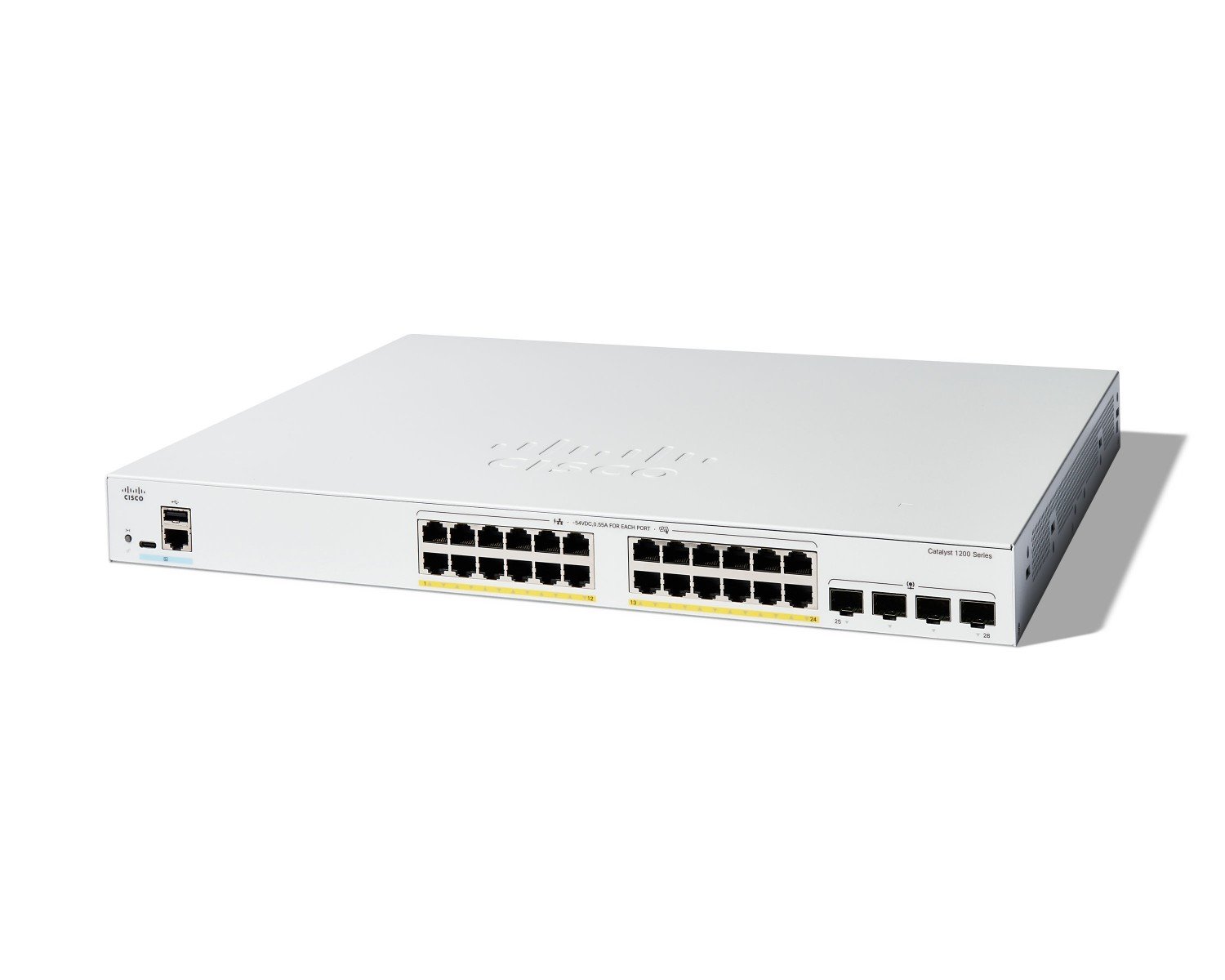 Catalyst 1200 24-port GE, Full PoE, 4x1G SFP