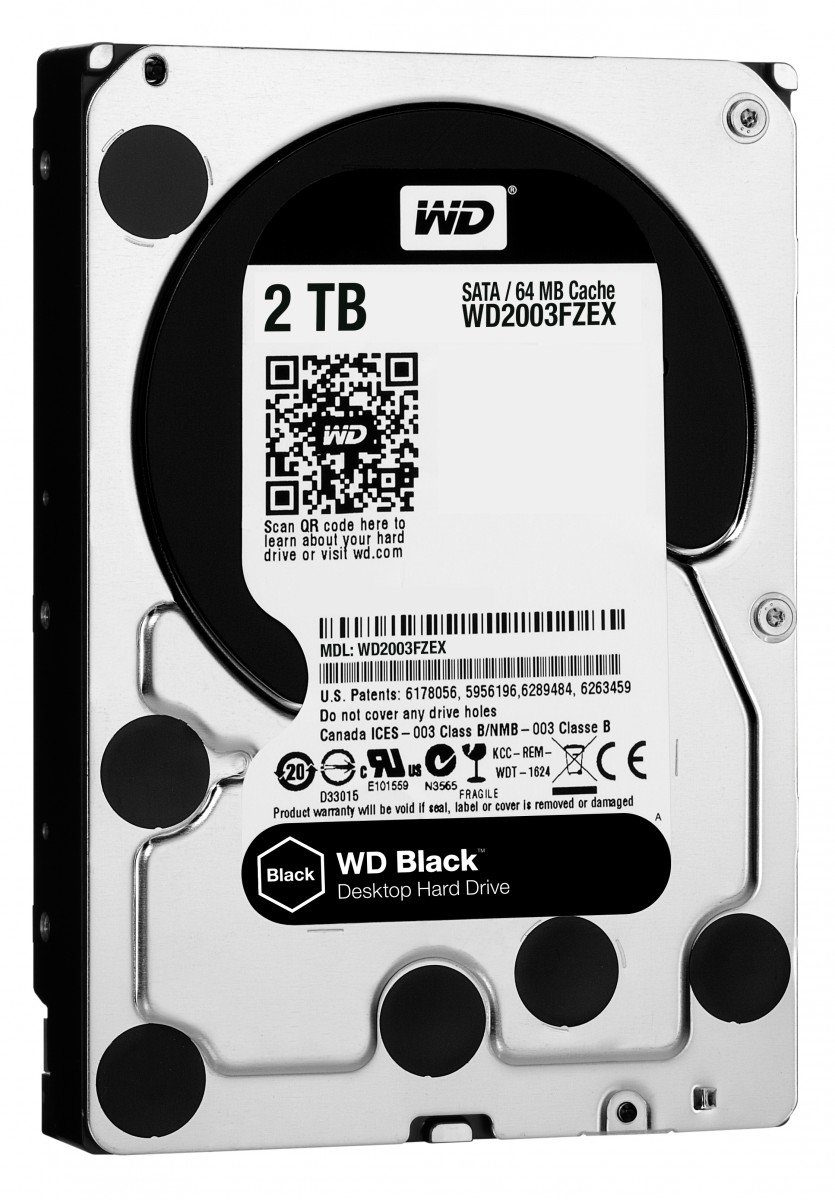 Western Digital Black 3.5″ 2000 GB Serial ATA III