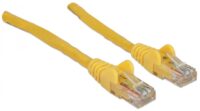 Intellinet Network Patch Cable, Cat6, 0.5m, Yellow, CCA, U/UTP, PVC, RJ45, Gold Plated Contacts, Snagless, Booted, Lifetime Warranty, Polybag - Slika 2