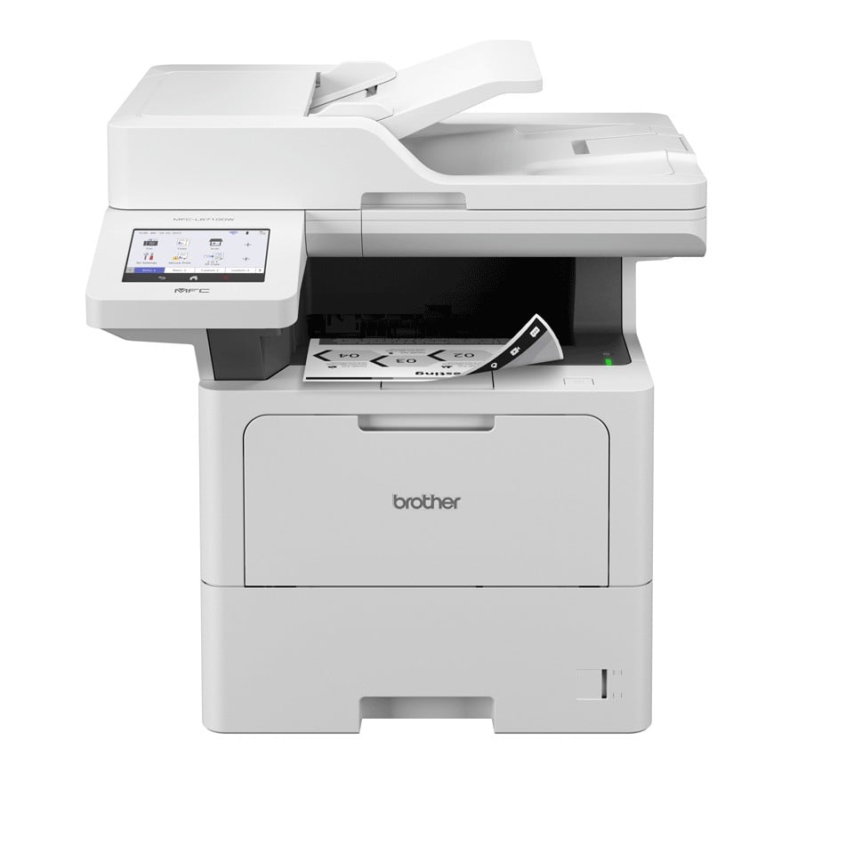 Brother MFC-L6710DW Monochrome Multifunction Laser Printer 5...