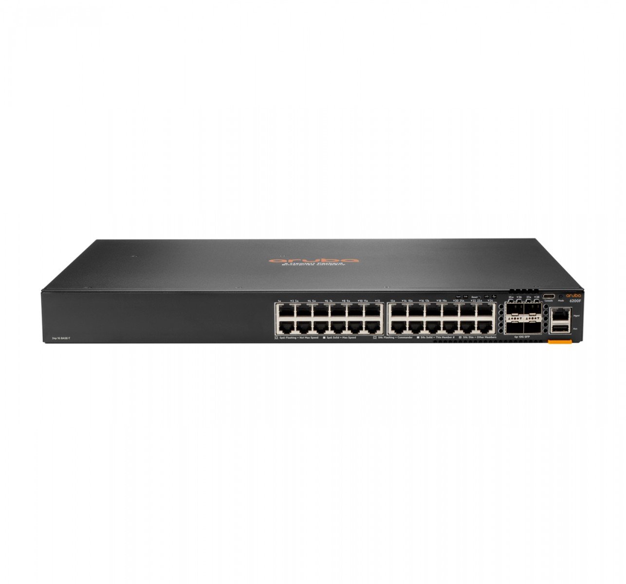 Aruba 6200F 24G Class4 PoE 4SFP+ 370W Managed L3 Gigabit Eth...