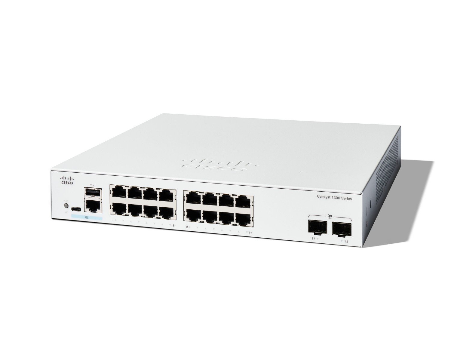 Catalyst 1300 16-port GE, 2x1G SFP