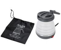 Adler Silicon Travel Electric Kettle White AD1279
