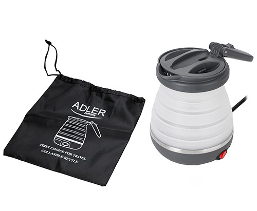 Adler Silicon Travel Electric Kettle White AD1279