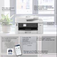 Brother MFC-J5340DWE 4-in-1 Inkjet Color Printer with USB, LAN, WLAN Connectivity - Slika 7