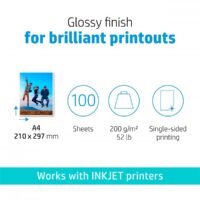 HP Everyday Photo Paper, Glossy, 200 g/m2, A4 (210 x 297 mm), 100 sheets - Slika 8