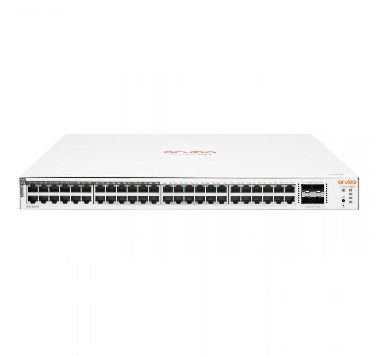 HPE Aruba Instant On 1830 48G 24p Class4 PoE 4SFP 370W Switc...
