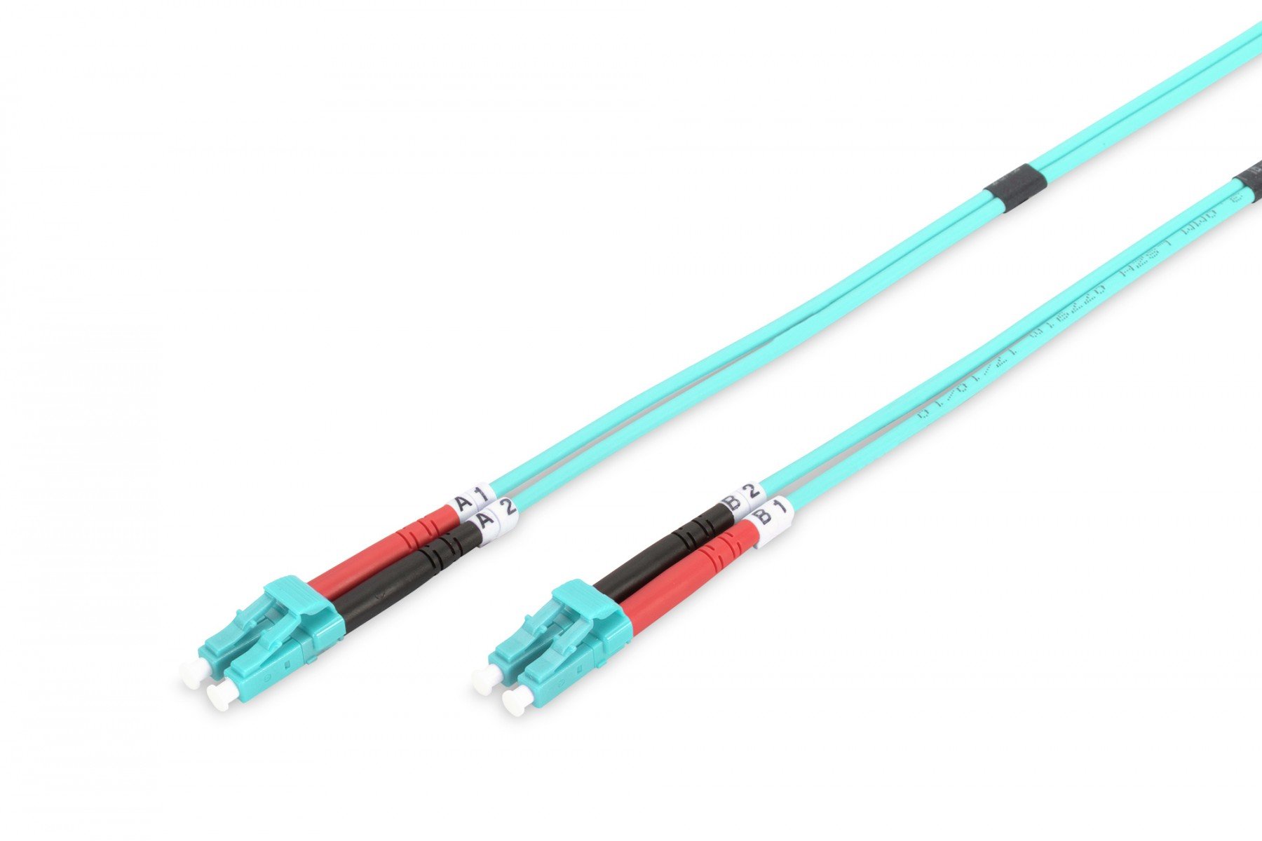 FO patch cord, duplex, LC to LC MM OM3 50/125 µ, 2 m