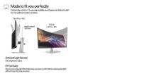 HP Series 7 Pro 37.5 inch WQHD+ Thunderbolt 4 Monitor - 738pu computer monitor 37.5" 3840 x 1600 pixels UltraWide Quad HD+ Black - Slika 10