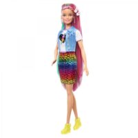 Leopard Rainbow Hair Doll BARBIE GRN81 - Slika 6