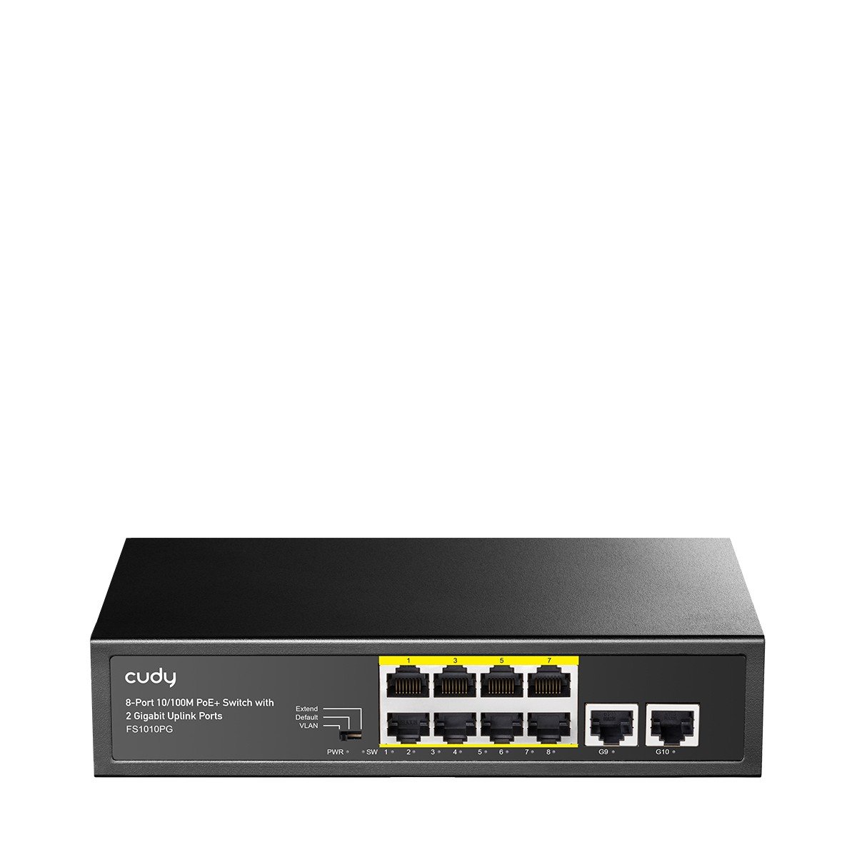 Cudy FS1010PG network switch Fast Ethernet (10/100) Power ov...