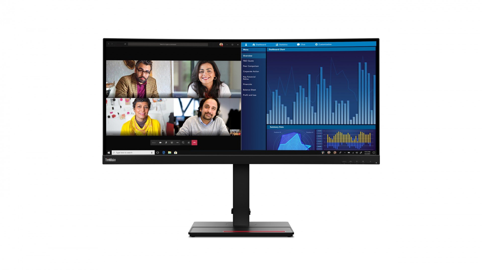 Lenovo ThinkVision P34w-20 LED display 34.14″ 3440 x 1...