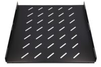 Extralink FIXED SHELF FOR 800MM DEPTH CABINET,19\" 500MMX1U, BLACK Rack shelf - Slika 3