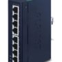 Planet IGS-801M IP30 Slim type 8-Port Industrial Manageable Gigabit Ethernet Switch (-40 to 75 degree C, dual redundant power input on 12-48VDC / 24VAC terminal
