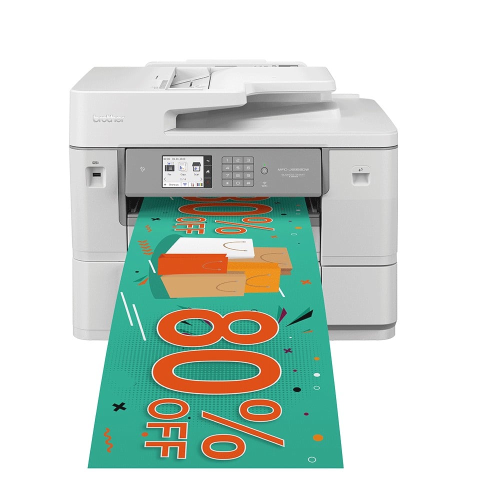 Brother MFC-J6959DW Multifunction Inkjet Printer Fax AIO 30p...