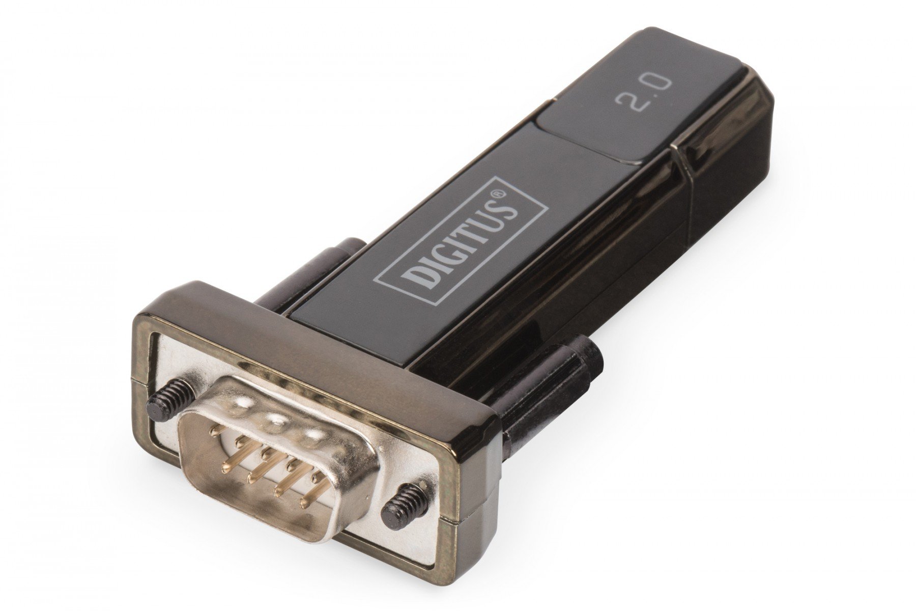 USB 2.0 to serial Converter, DSUB 9M incl. USB A Cable 80cm,...