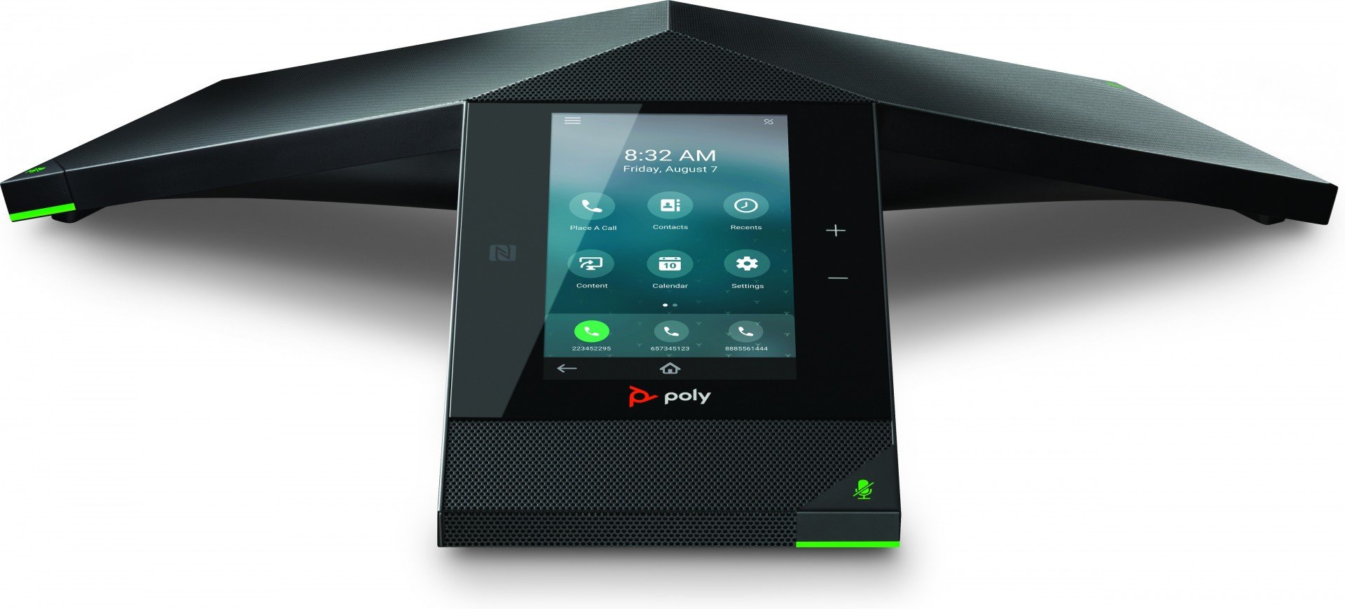 Poly Trio 8800 IP Conference Phone and PoE-enabled No locali...