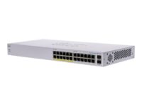 Cisco CBS110-24PP-EU Unmanaged 24-port GE, (12 support PoE with 100W power budget), 2x1G SFP Shared