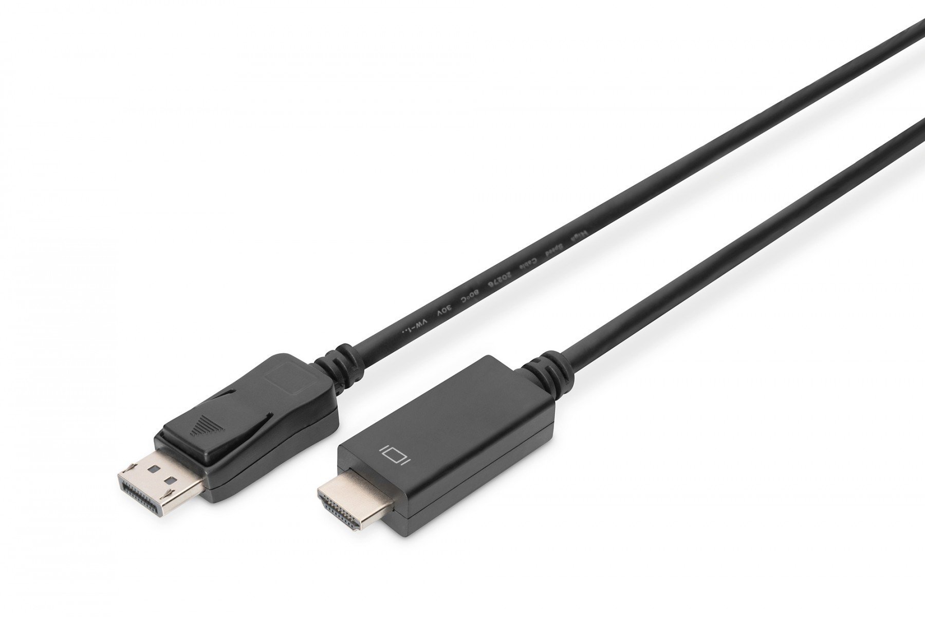 DisplayPort adapter cable, DP – HDMI type A M/M, 2.0m,...