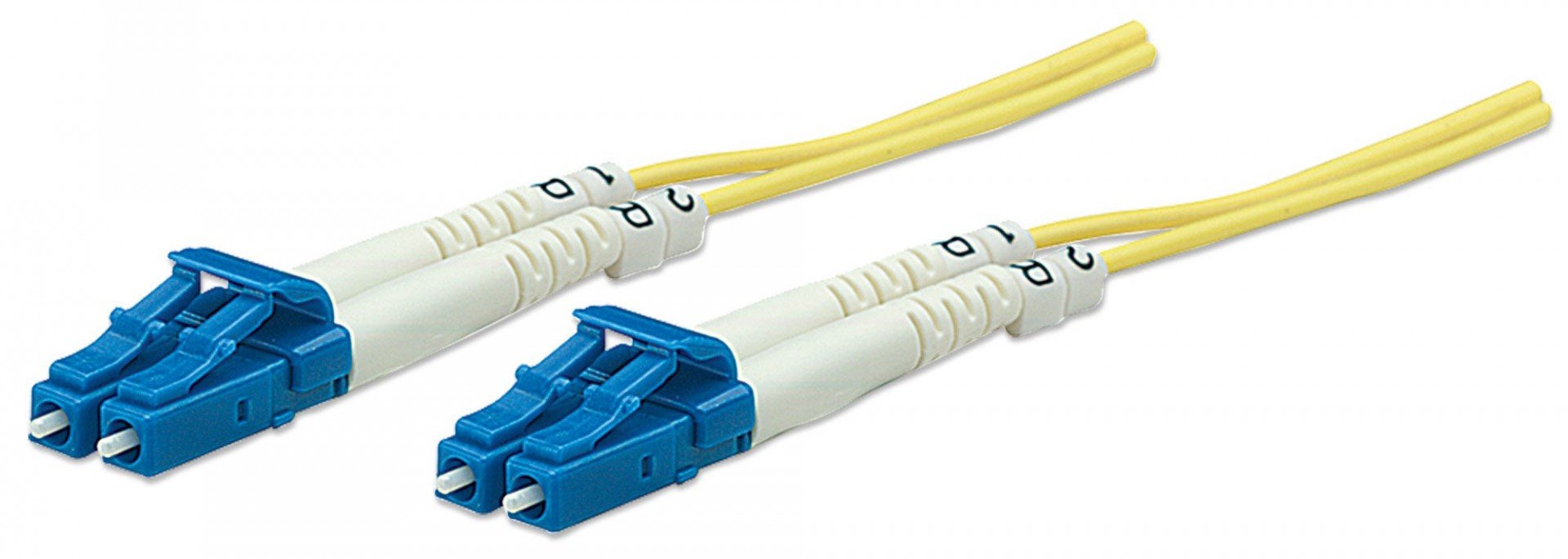 Intellinet Fiber Optic Patch Cable, OS2, LC/LC, 3m, Yellow, ...