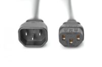 Power Cord extension cable, C14 - C13 M/F, 5.0m, H05VV-F3G 1.0qmm, sw - Slika 3