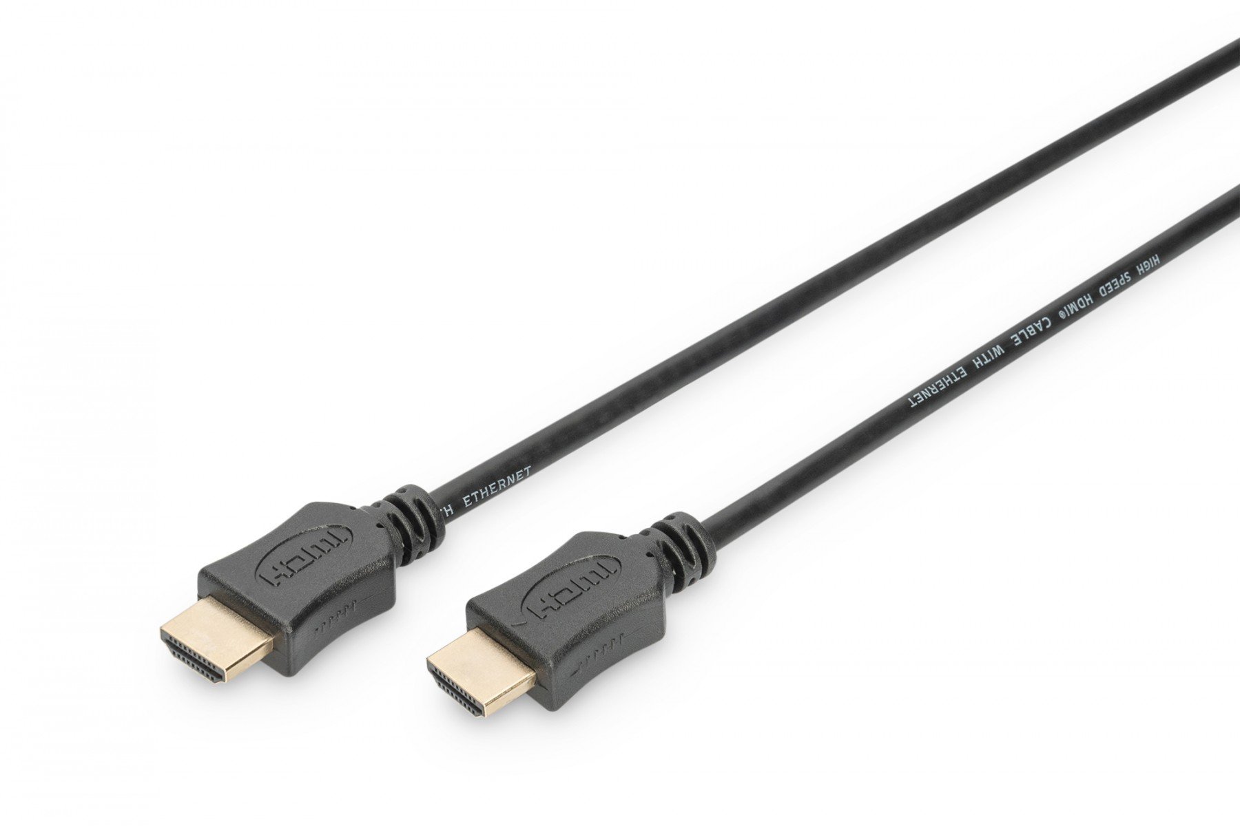 HDMI Standard connection cable, type A M/M, 2.0m, w/Ethernet...
