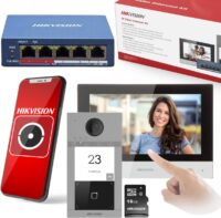 Hikvision DS-KIS604-S(C) IP video intercom kit - Slika 13