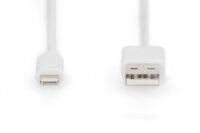 Charger/data cable, Lightning - USB A M/M, 1.0m, iP5/6/7, High Speed, MFI, wh - Slika 3