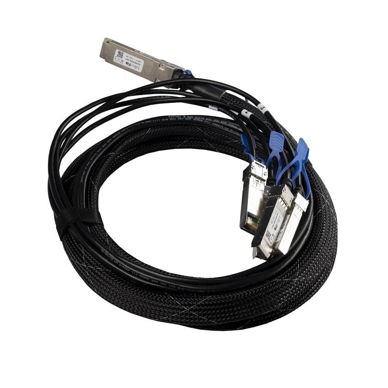 MikroTik QSFP28 to 4xSFP28 break-out cable 100G 4x25G 3m (XQ...