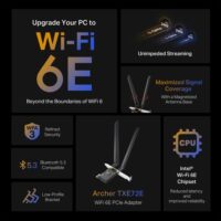 TP-Link Archer TXE72E AXE5400 Tri-Band Wi-Fi 6E Bluetooth PCI Express Adapter - Slika 3