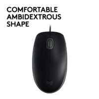 Logitech B110 Silent - BLACK - EMEA - Slika 4