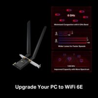 TP-Link Archer TXE72E AXE5400 Tri-Band Wi-Fi 6E Bluetooth PCI Express Adapter - Slika 2