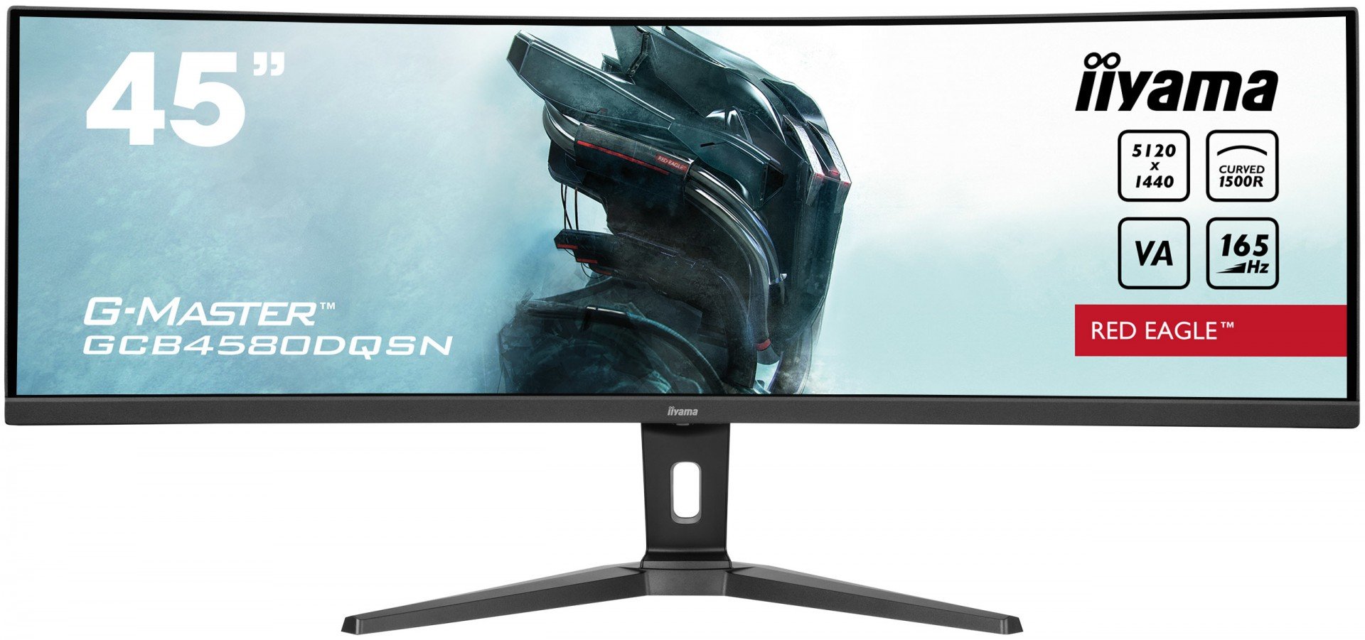 iiyama GCB4580DQSN-B1 45″ Curved VA 5K Gaming Monitor ...