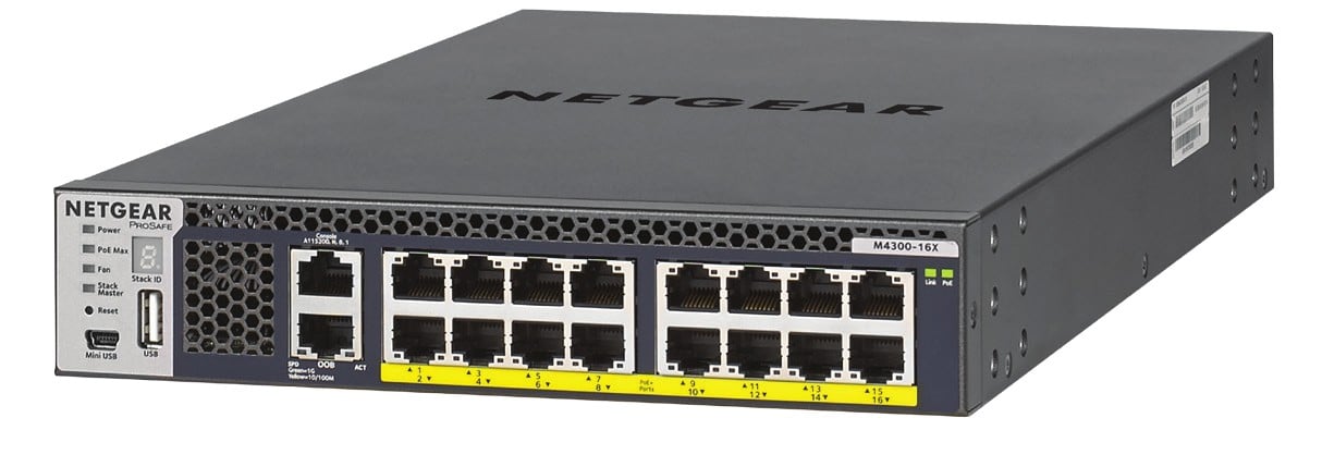 NETGEAR XSM4316PA-100NES M4300-16X POE+ APS299W SWITCH