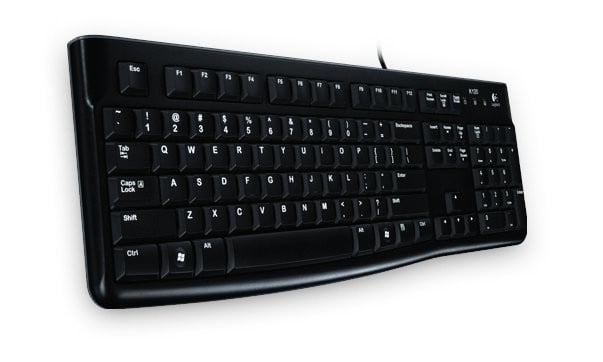 Logitech USB Keyboard K120 QWERTZ DE black bulk