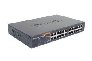 D-Link 24-port 10/100M NWay Desktop – Internal PSU (in...