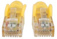 Intellinet Network Patch Cable, Cat6, 0.5m, Yellow, CCA, U/UTP, PVC, RJ45, Gold Plated Contacts, Snagless, Booted, Lifetime Warranty, Polybag - Slika 3
