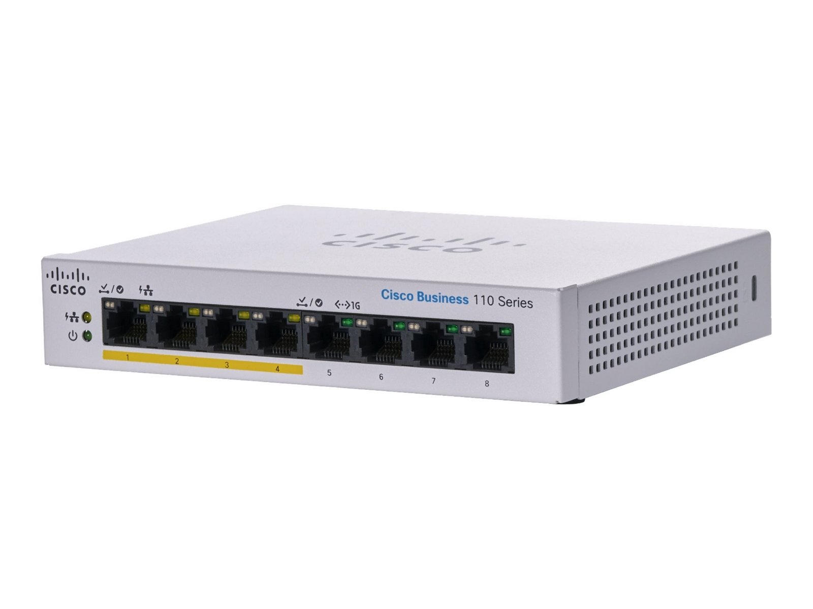 Cisco CBS110-8PP-D-EU Unmanaged 8-port GE, (4 support PoE wi...