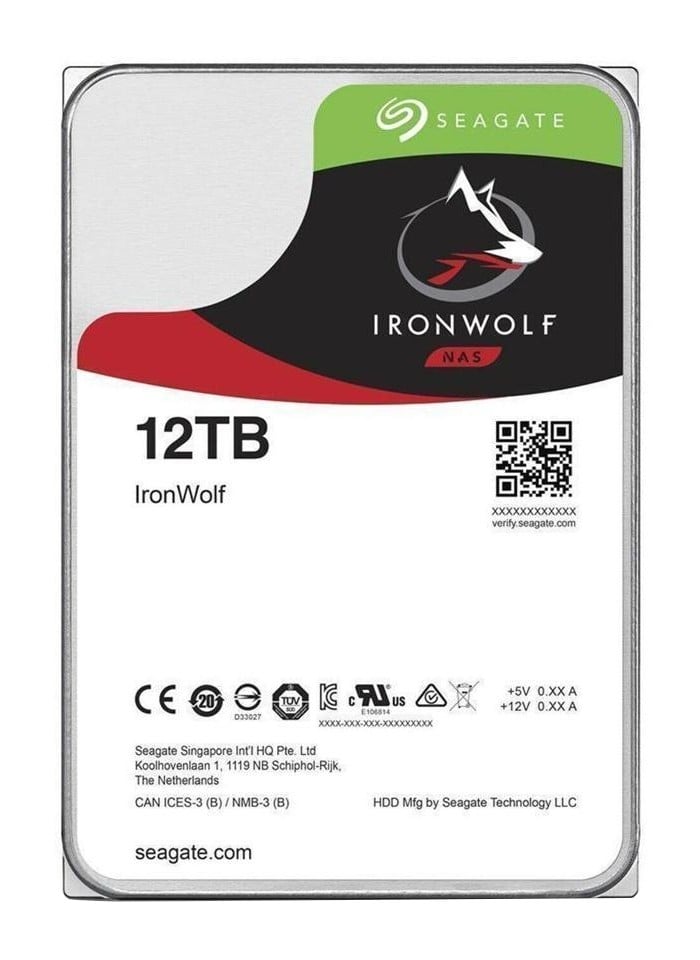 Seagate NAS HDD IronWolf 3.5″ 12000 GB Serial ATA III ...